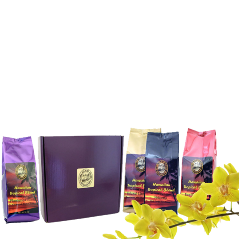 Hawaii Roasters 100% Kona Coffee Medium Roast Whole Bean 14-Ounce Bag