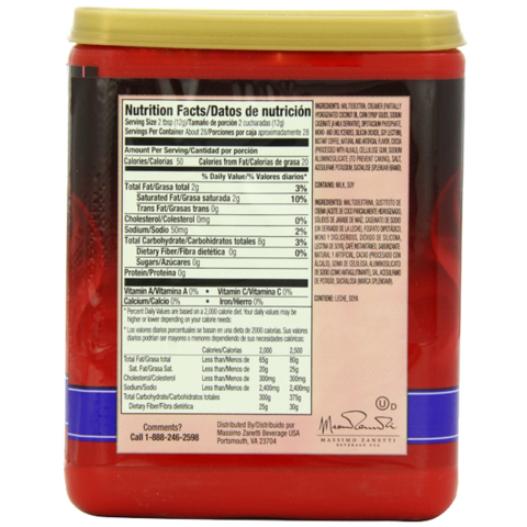 Hills Bros Cappuccino Sugar-Free French Vanilla 12 Ounce