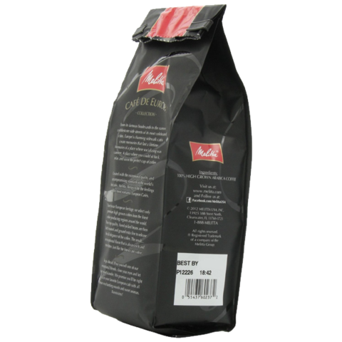 Melitta Caf- de Europa Gourmet Coffee Blanc et Noir Ground Light & Dark Roast 11-Ounce (Pack of 3)
